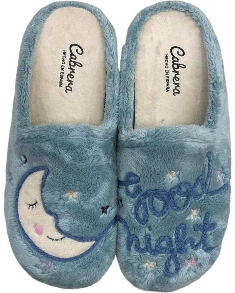 Pantufas-De-Mujer-CABRERA---ZAPATILLAS-CASA-MUJER-MOD-3184-MENTA-AZUL
