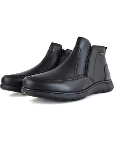 Botins de Homem ZEN - BOTIN HOMBRE DE PIEL COLOR IMPERMEABLE NEGRO