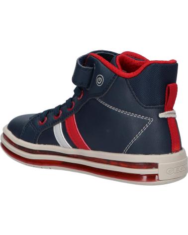 Bottes pour Garçon GEOX J26FGB 054FU J PAWNEE BOY C0735 NAVY-RED