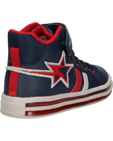 Bottes pour Garçon GEOX J26FGB 054FU J PAWNEE BOY C0735 NAVY-RED