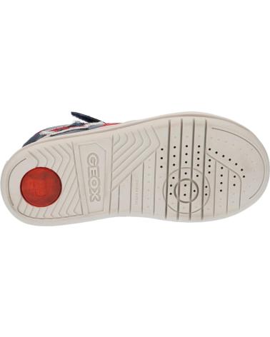 Bottes pour Garçon GEOX J26FGB 054FU J PAWNEE BOY C0735 NAVY-RED