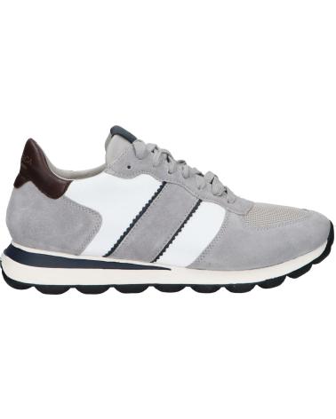 Sportif pour Homme GEOX U2612A 02285 U SPHERICA VSERIES C1303 LT GREY-WHITE