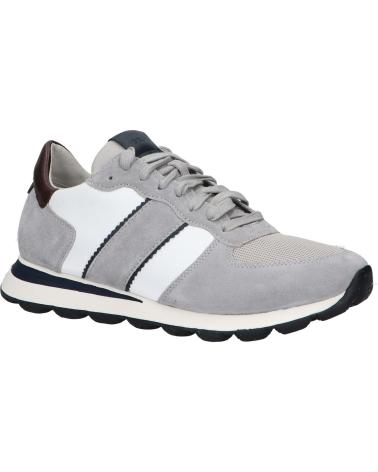 Sportif pour Homme GEOX U2612A 02285 U SPHERICA VSERIES C1303 LT GREY-WHITE