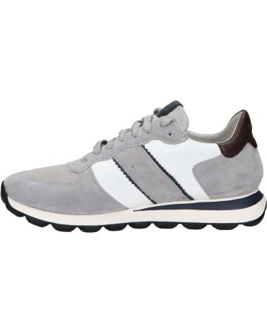 Sportif pour Homme GEOX U2612A 02285 U SPHERICA VSERIES C1303 LT GREY-WHITE