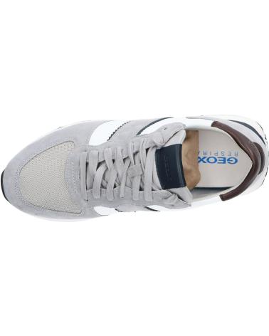 Sportif pour Homme GEOX U2612A 02285 U SPHERICA VSERIES C1303 LT GREY-WHITE