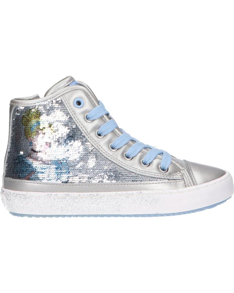 Sneaker für Mädchen GEOX J KALISPERA GIRL PLATA