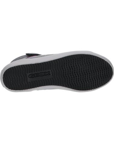 girl Trainers GEOX J164NA 00454 J GISLI GIRL C9F8B DK GREY-CYCLAMEN