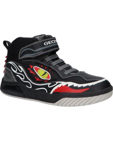 Sneaker für Junge GEOX J169CA 0BU11 J INEK BOY C0127 BLACK-WHITE