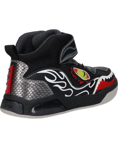 Sneaker für Junge GEOX J169CA 0BU11 J INEK BOY C0127 BLACK-WHITE