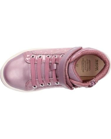Woman and girl Trainers GEOX J16EVA 0DHAJ J PAWNEE GIRL C8006 DK PINK