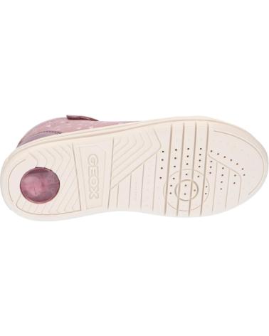Woman and girl Trainers GEOX J16EVA 0DHAJ J PAWNEE GIRL C8006 DK PINK
