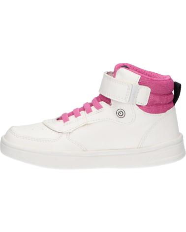 girl Trainers GEOX J264MC 0BCEW J DJROCK GIRL C0563 WHITE-FUCHSIA
