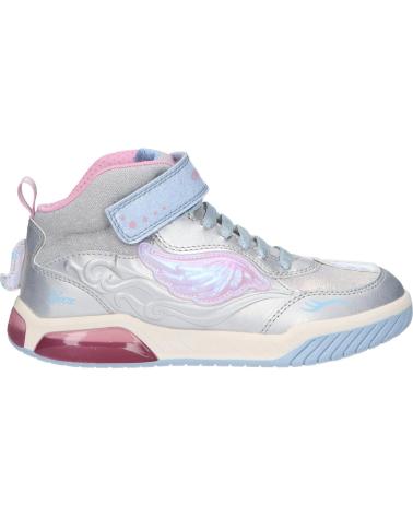Sneaker für Mädchen GEOX J26ASA 0NFEW J INEK GIRL C1294 SILVER-SKY