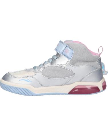 Sneaker für Mädchen GEOX J26ASA 0NFEW J INEK GIRL C1294 SILVER-SKY