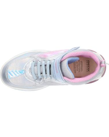 Sneaker für Mädchen GEOX J26ASA 0NFEW J INEK GIRL C1294 SILVER-SKY