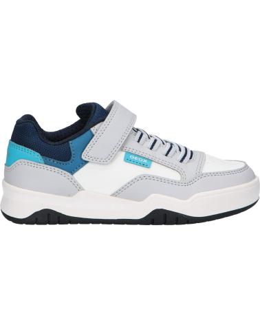 Sneaker für Junge GEOX J367RE 0FE8V J PERTH BOY C9145 LT GREY-LT BLUE