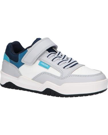 Sneaker für Junge GEOX J367RE 0FE8V J PERTH BOY C9145 LT GREY-LT BLUE