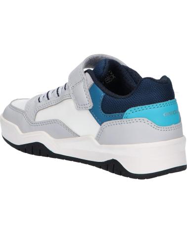 Sneaker für Junge GEOX J367RE 0FE8V J PERTH BOY C9145 LT GREY-LT BLUE