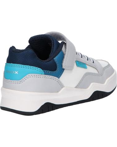 Sneaker für Junge GEOX J367RE 0FE8V J PERTH BOY C9145 LT GREY-LT BLUE