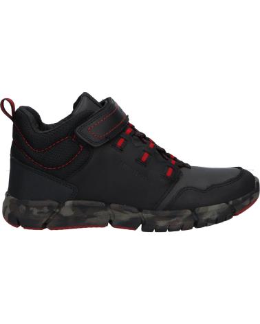 Bottes pour Garçon GEOX J949XA 032FU J FLEXYPER BOY B ABX C0048 BLACK-RED