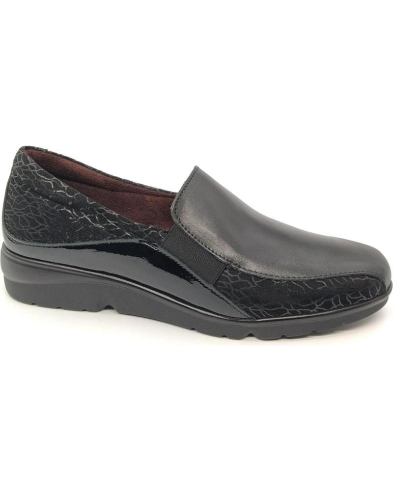 Halbschuhe für Damen PITILLOS MOCASIN 10000 NEGRO