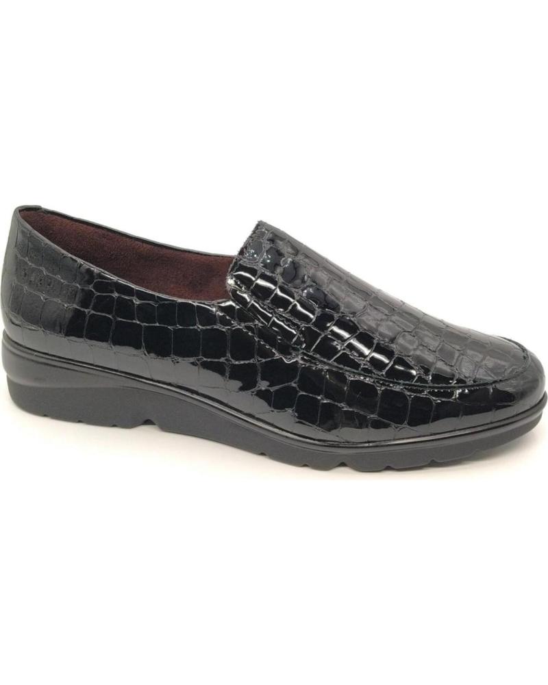 Halbschuhe für Damen PITILLOS MOCASIN 10003 CHAROL NEGRO