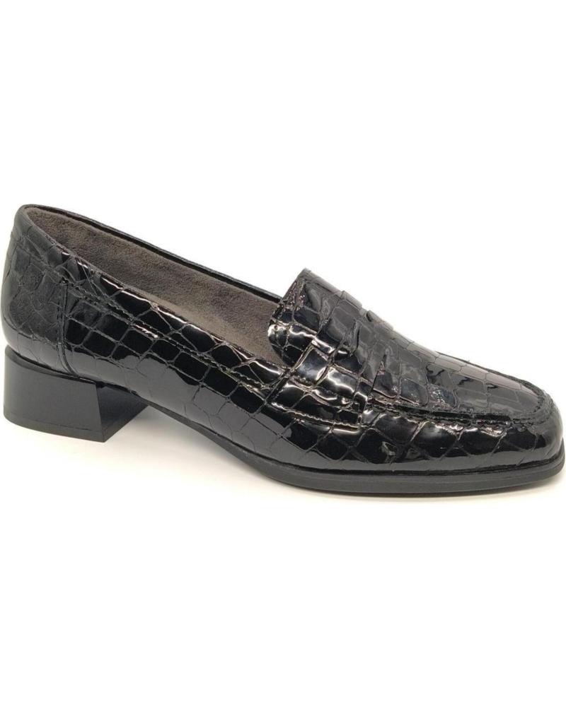 Halbschuhe für Damen PITILLOS MOCASIN 5423 NEGRO