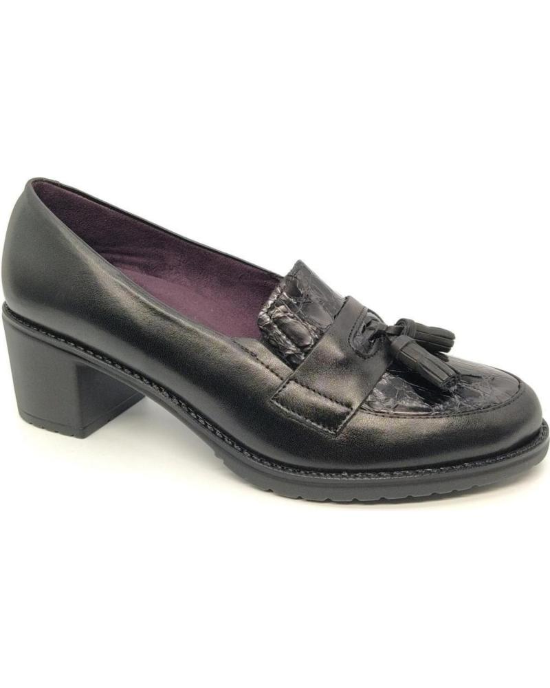 Halbschuhe für Damen PITILLOS MOCASIN 5331 NEGRO