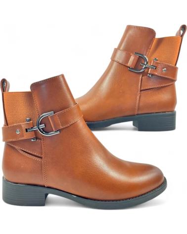 Stiefel für Damen TIMBOS BOTIN PLANO DE MUJER CAMEL 130936 MARRóN