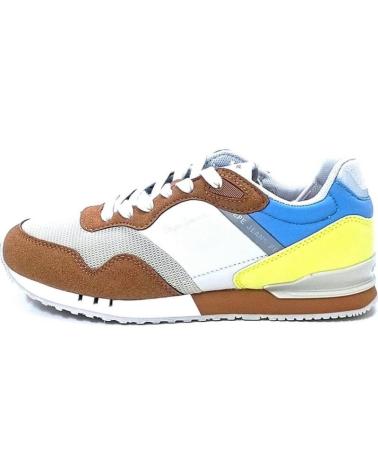 Sapatilhas de Mulher PEPE JEANS DEPORTIVO DE CORDONERAS MULTICOLOR BEIG