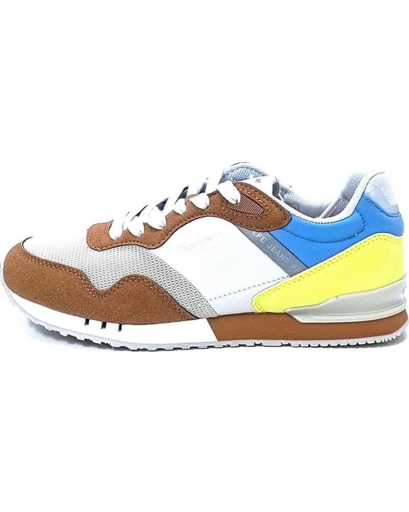 Sapatilhas de Mulher PEPE JEANS DEPORTIVO DE CORDONERAS MULTICOLOR BEIG