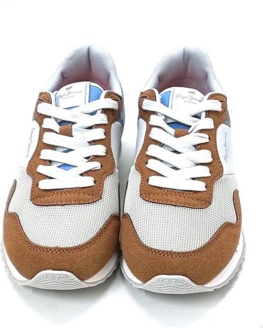 Sapatilhas de Mulher PEPE JEANS DEPORTIVO DE CORDONERAS MULTICOLOR BEIG