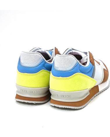 Sapatilhas de Mulher PEPE JEANS DEPORTIVO DE CORDONERAS MULTICOLOR BEIG
