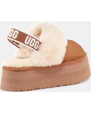 UGG ZUECOS MUJER W FUNKETTE CUERO MARRóN