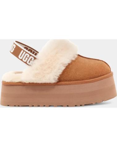 UGG ZUECOS MUJER W FUNKETTE CUERO MARRóN