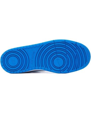 Esportes  de Menino NIKE ZAPATILLAS COURT BOROUGH MID 2 GS -BLANCO PLATINO-AZUL