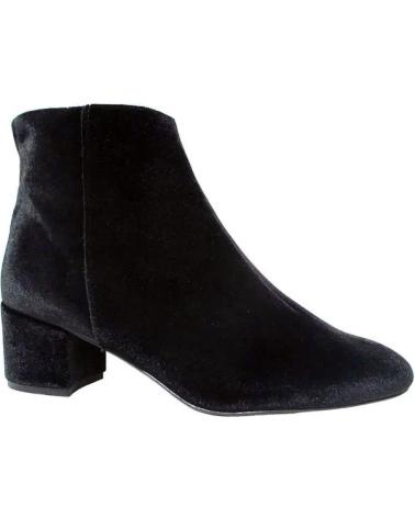 Stivaletti per Donna CALZADOS ALMENA BOTIN SENORA NEGRO TERCIOPELO TACON CUADRADO NEGRO-GRIS