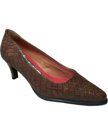 Shuhe ferse für Damen CALZADOS ALMENA LANDLADY - ZAPATO CORTE SALON PIEL COCO CAFé