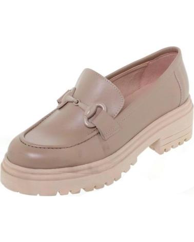 Mocassins pour Femme CALZADOS ALMENA AMELIE ESSENCE MOCASIN PIEL CON PLATAFORMA BEIGE