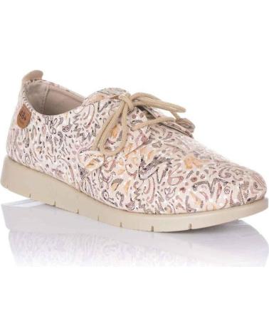 Schuhe für Damen 48 HORAS ZAPATO CORDONES BEIGE