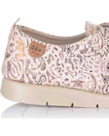 Schuhe für Damen 48 HORAS ZAPATO CORDONES BEIGE