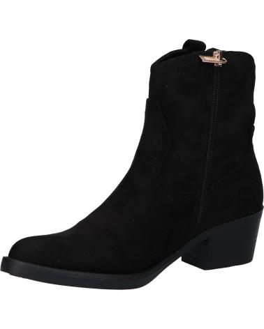 Botas de Mujer xti BOTIN TACON BAJO PARA MUJER 142039 NEGRO