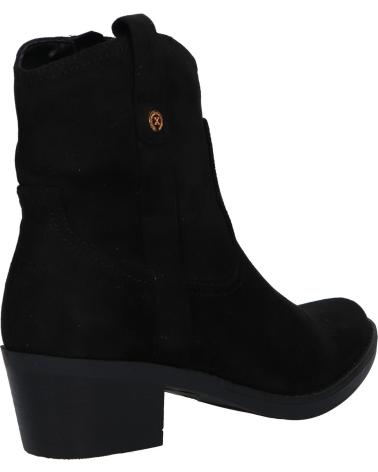 Botas de Mujer xti BOTIN TACON BAJO PARA MUJER 142039 NEGRO