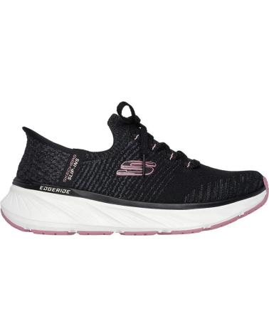 Sportivo per Donna SKECHERS SLIP-INS EDGERIDE IMPRESSION NEGRA NEGRO