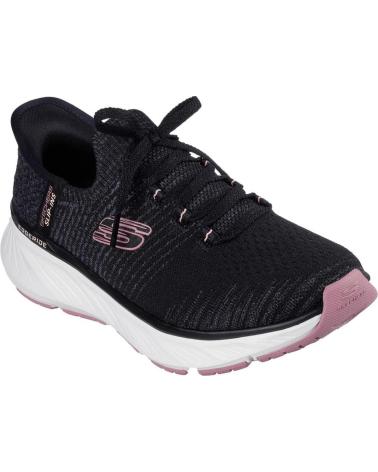 Sportivo per Donna SKECHERS SLIP-INS EDGERIDE IMPRESSION NEGRA NEGRO