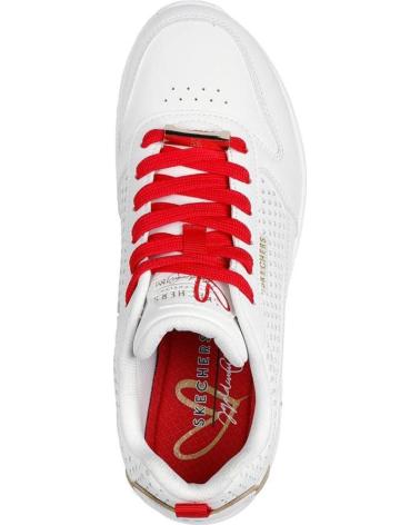 Sportivo per Donna SKECHERS UNO AIR LONE HEARTED BLANCA BLANCO