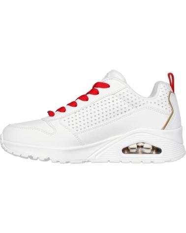 Sportivo per Donna SKECHERS UNO AIR LONE HEARTED BLANCA BLANCO