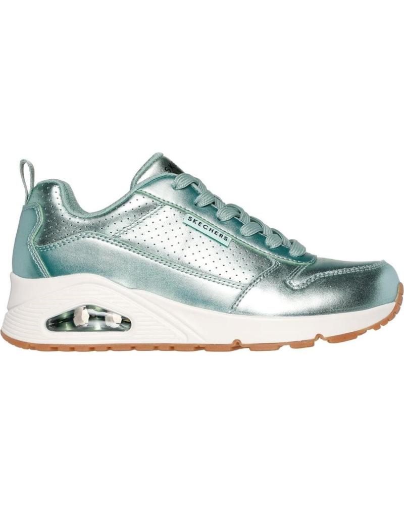 Sportivo per Donna SKECHERS UNO AIR METALLIXS VERDE VERDE CLARO