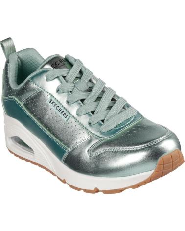 Sportivo per Donna SKECHERS UNO AIR METALLIXS VERDE VERDE CLARO