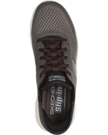 Sportivo per Uomo SKECHERS GO WALK FLEX - NEW WORLD MARRON